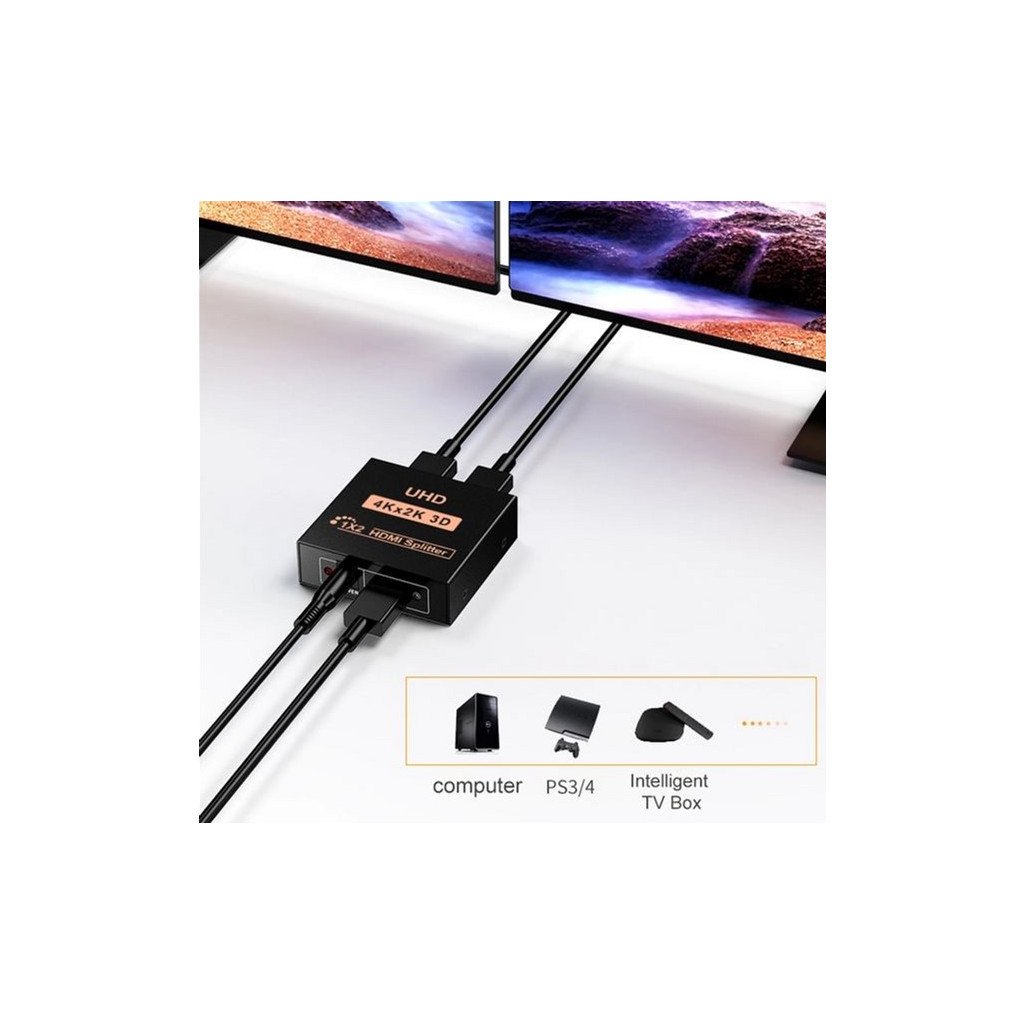 Розгалужувач Dynamode HDMI Splitter 1×2