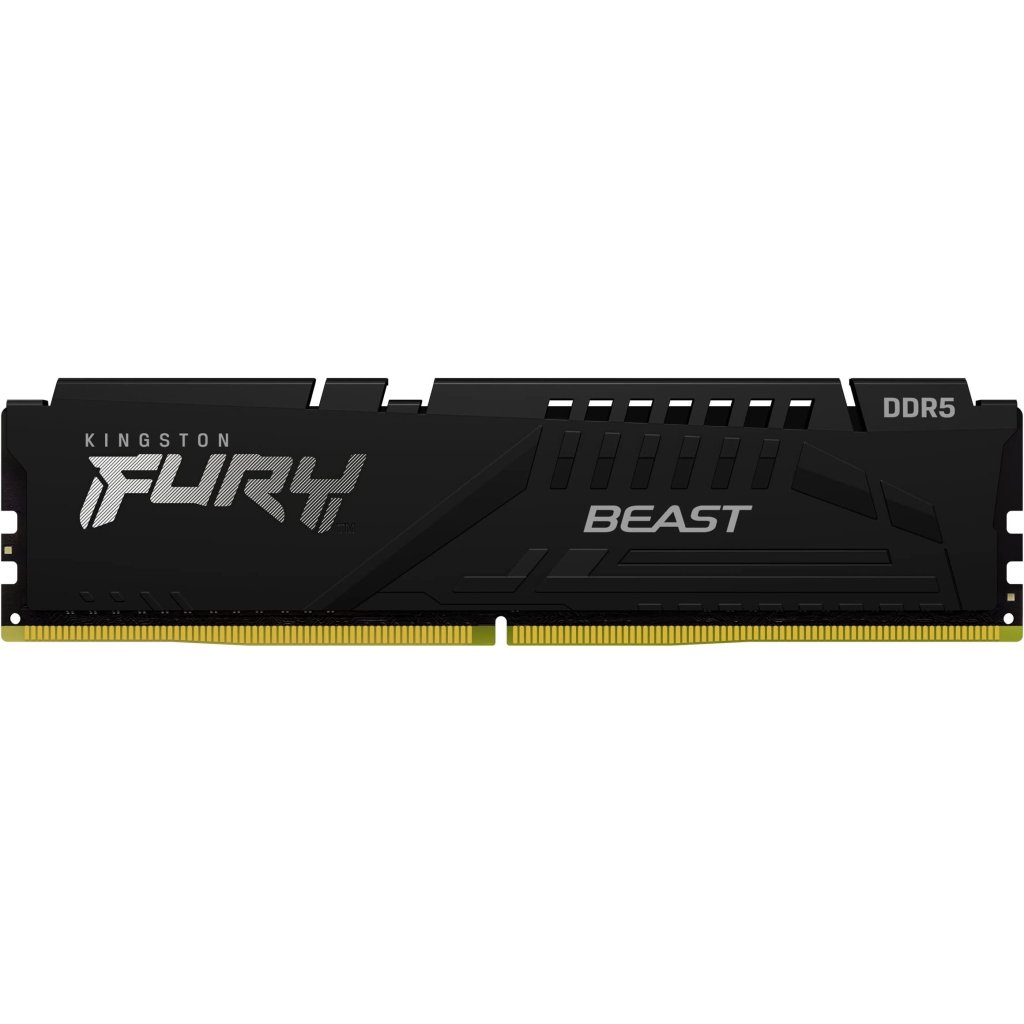 Модуль пам’яті для комп’ютера DDR5 16GB (2x8GB) 5600 MHz Beast Black Kingston Fury (ex.HyperX) (KF556C40BBK2-16)