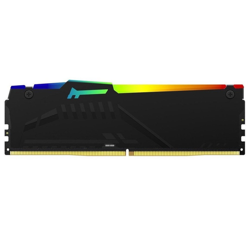 Модуль пам’яті для комп’ютера DDR5 64GB (2x32GB) 5600 MHz Beast RGB Kingston Fury (ex.HyperX) (KF556C36BBEAK2-64)
