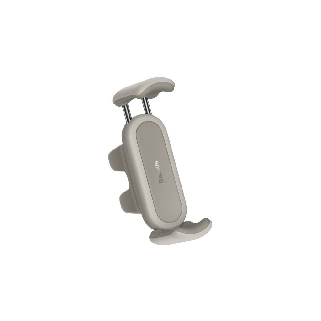 Універсальний автотримач Baseus 4.7-6.7″ Steel Cannon 2 (на решітку) creamy-white (SUGP000002)