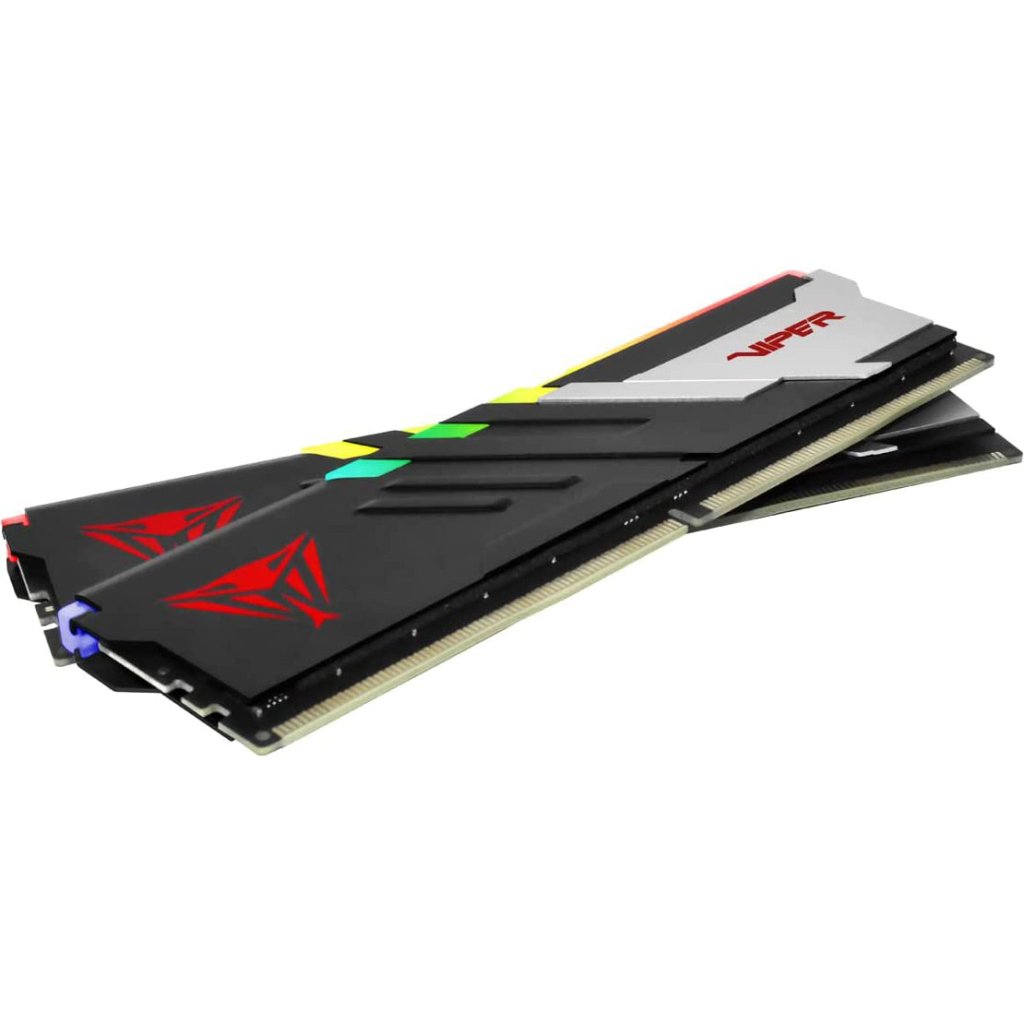 Модуль пам’яті для комп’ютера DDR5 32GB (2x16GB) 6000 MHz Viper Venom RGB Patriot (PVVR532G600C36K)