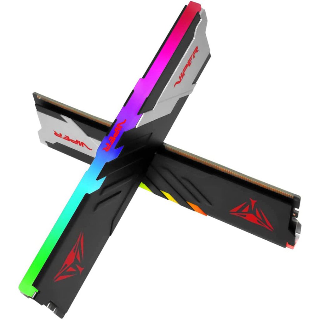 Модуль пам’яті для комп’ютера DDR5 32GB (2x16GB) 6000 MHz Viper Venom RGB Patriot (PVVR532G600C36K)