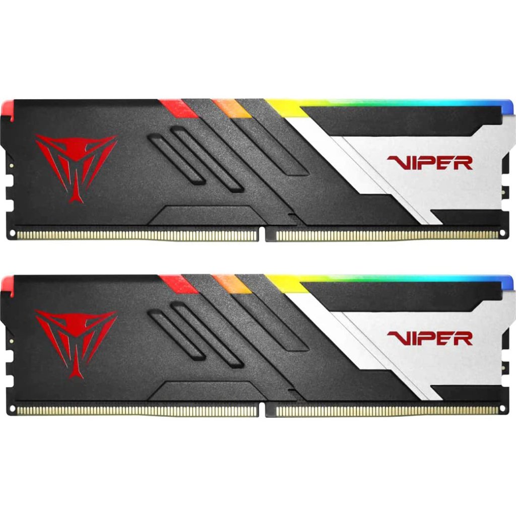 Модуль пам’яті для комп’ютера DDR5 32GB (2x16GB) 6000 MHz Viper Venom RGB Patriot (PVVR532G600C36K)