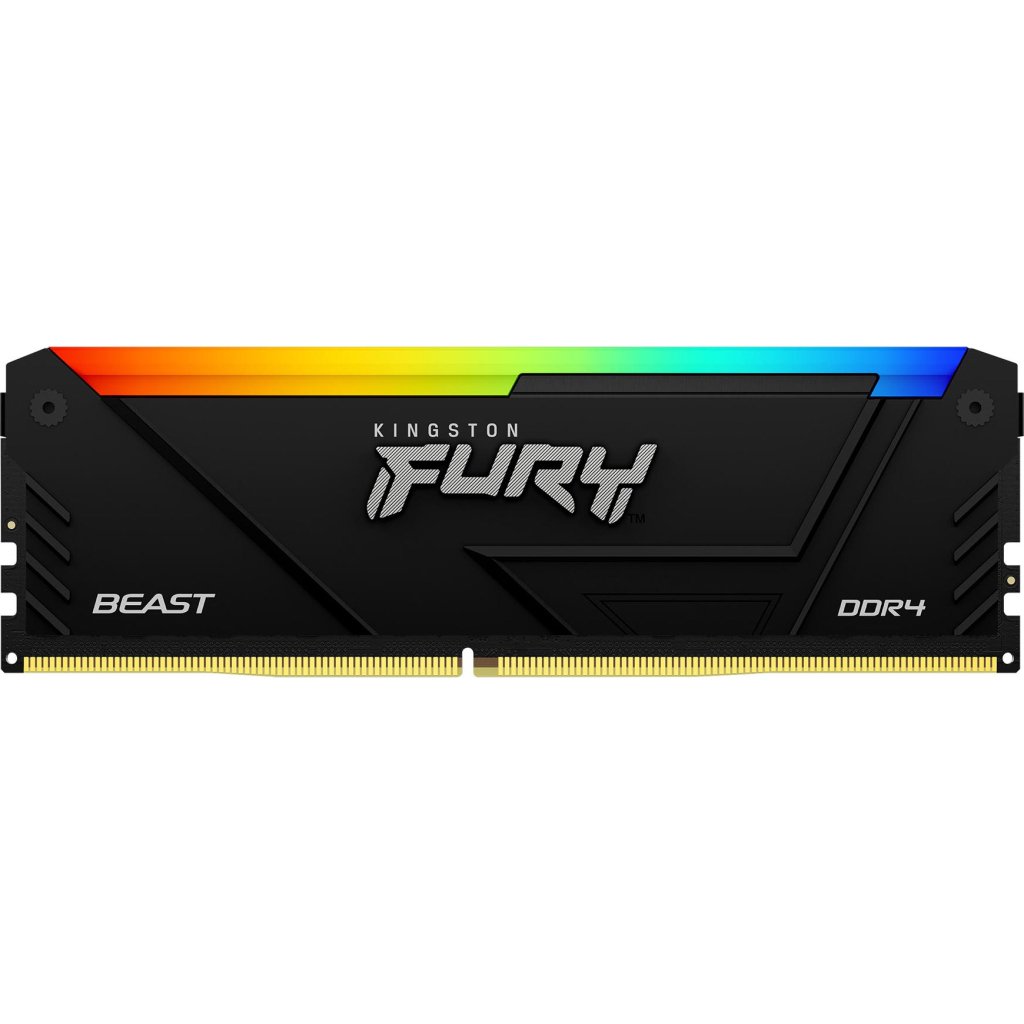 Модуль пам’яті для комп’ютера DDR4 32GB 3600 MHz Fury Beast RGB Kingston Fury (ex.HyperX) (KF436C18BB2A/32)