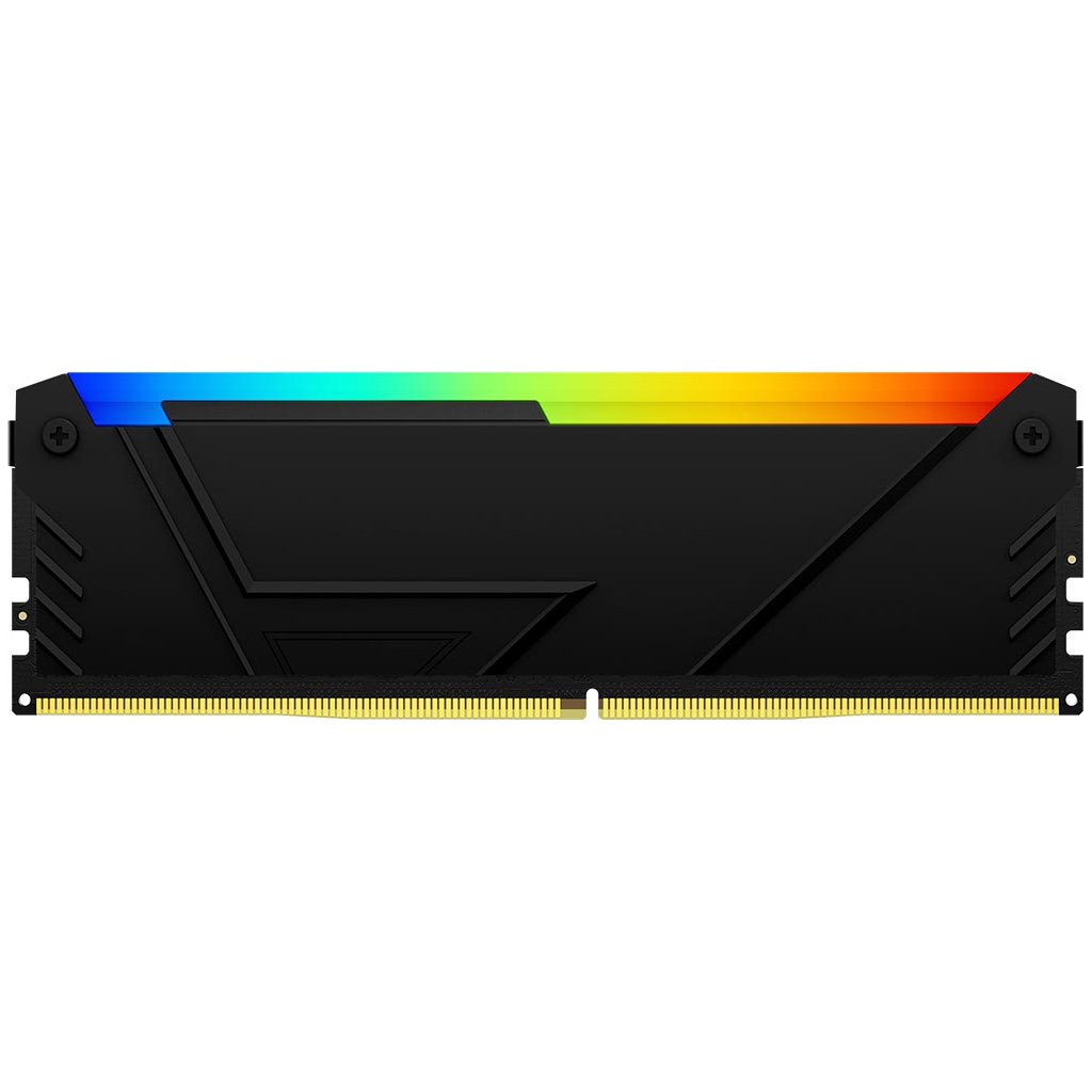 Модуль пам’яті для комп’ютера DDR4 32GB (2x16GB) 3600 MHz FURY Beast RGB Kingston Fury (ex.HyperX) (KF436C18BB2AK2/32)
