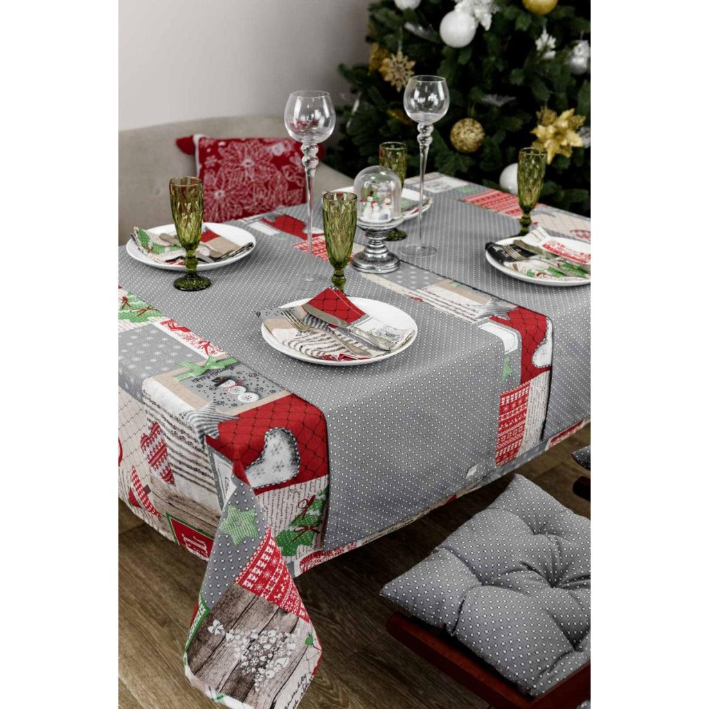 Скатертина Прованс Merry Christmas 180×132 см (4823093451421)