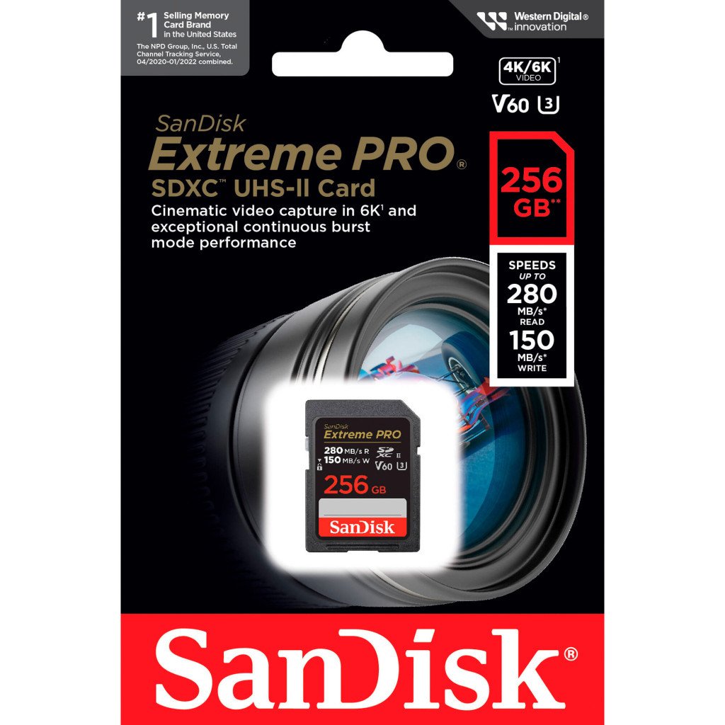 Карта пам’яті SanDisk 256GB SDXC class 10 UHS-I Extreme Pro (SDSDXEP-256G-GN4IN)