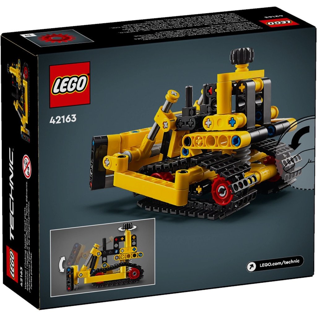Конструктор LEGO Technic Надпотужний бульдозер 195 деталей (42163)
