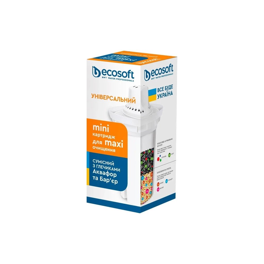 Картридж для фільтра глечика Ecosoft Картридж для глечиків універсальний (4820056801439)