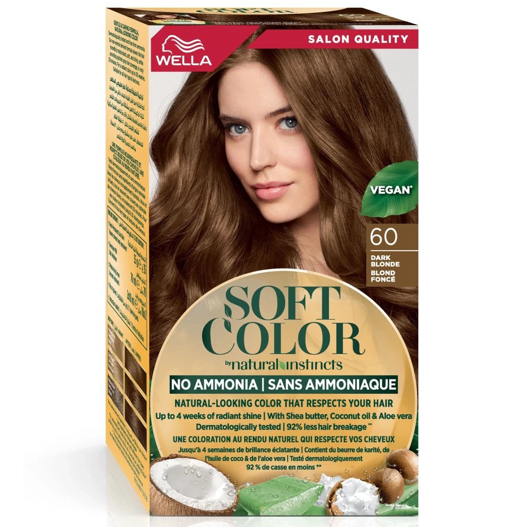 Фарба для волосся Wella Soft Color Безаміачна 60 – Темний блонд (3614228865814)