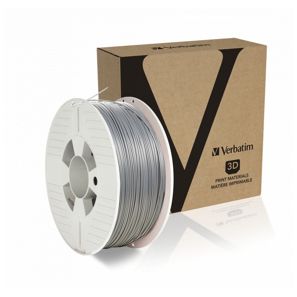 Пластик для 3D-принтера Verbatim ABS 1.75мм Aluminium Grey 1kg (55032)