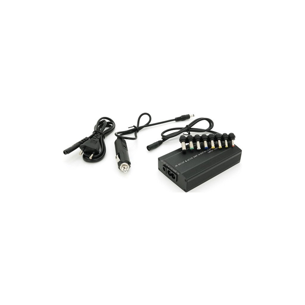 Блок живлення до ноутбуку Voltronic 100W Universal + Auto(12V), ручн. регулювання, 8 роз’ємів (02527 / YT-YBB/100W)