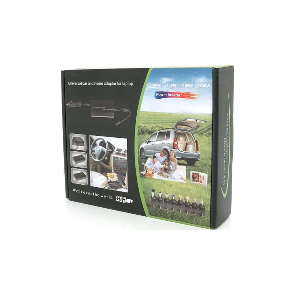 Блок живлення до ноутбуку Voltronic 100W Universal + Auto(12V), ручн. регулювання, 8 роз’ємів (02527 / YT-YBB/100W)
