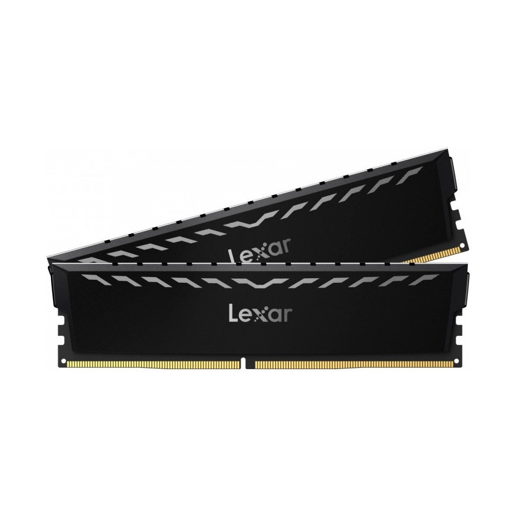 Модуль пам’яті для комп’ютера DDR4 16GB (2x8GB) 3600 MHz THOR Black Lexar (LD4U08G36C18LG-RGD)