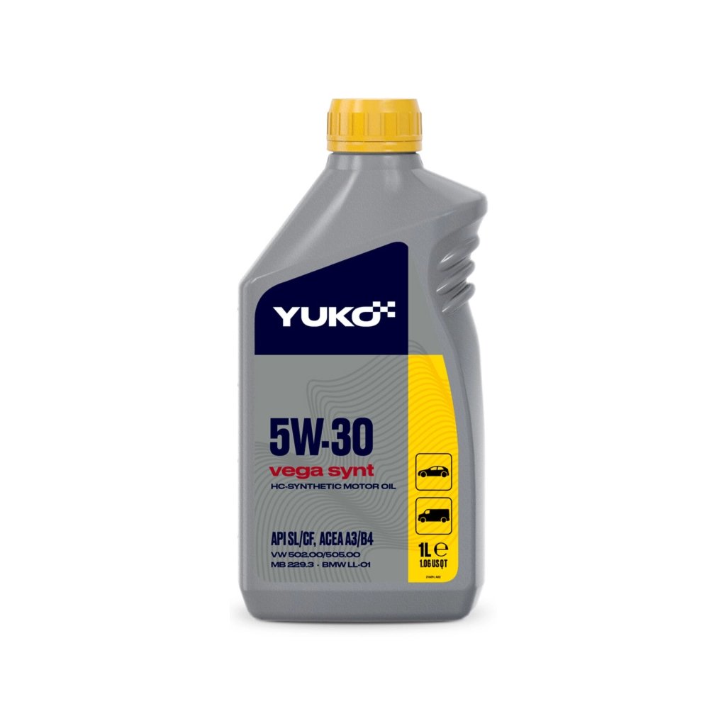 Моторна олива Yuko VEGA SYNT 5W-30 1л (4823110402290)