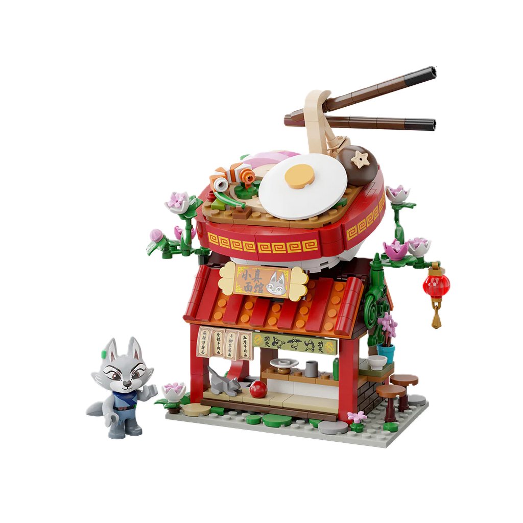 Конструктор Pantasy Kung Fu Panda Кунгфу Панда Міні Вид на вулицю – Раменна крамниця Чжена (86506)