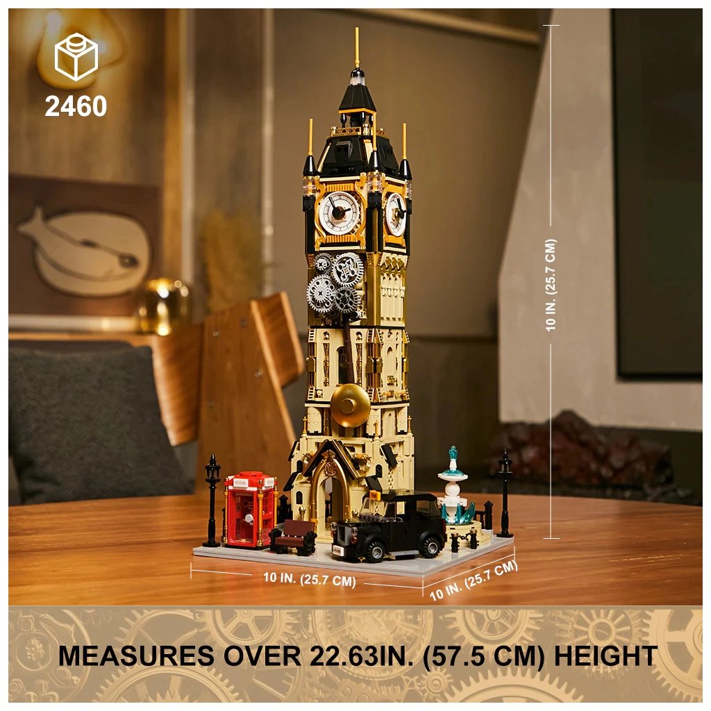 Конструктор Pantasy Original – Steampunk Парк Годинникова вежа в стилі стімпанк (85008)