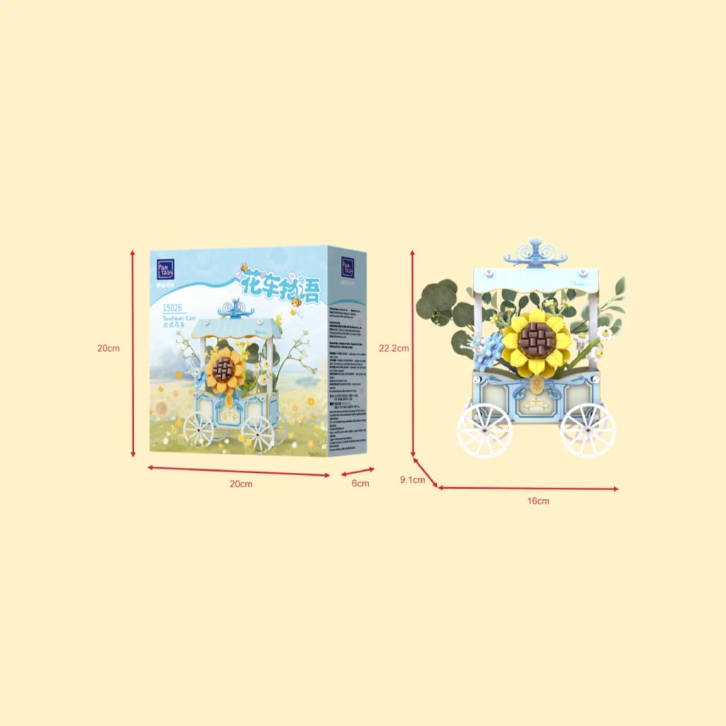 Конструктор Pantasy Original – Flower Cart Візок із соняшниками (15026)