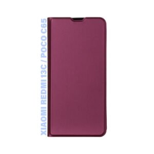 Чохол до мобільного телефона BeCover Exclusive New Style Xiaomi Redmi 13C / Poco C65 Red Wine (711196)