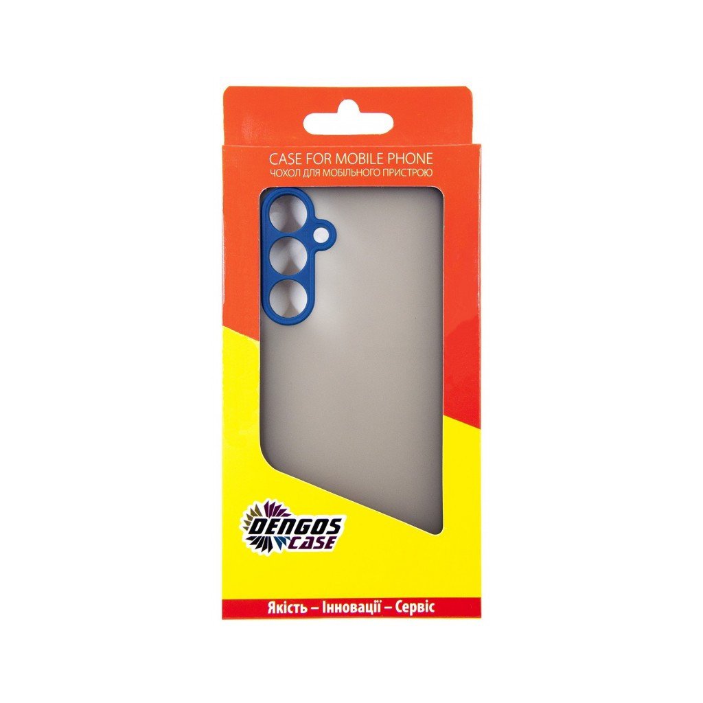 Чохол до мобільного телефона Dengos Matte Samsung Galaxy A55 5G (Blue) (DG-TPU-MATT-143)