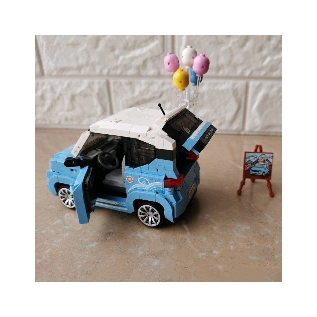 Конструктор LOZ mini Автомобіль MINI блакитний (1131)