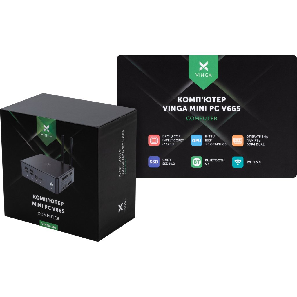 Комп’ютер Vinga Mini PC V665 (V6651255U.8512)
