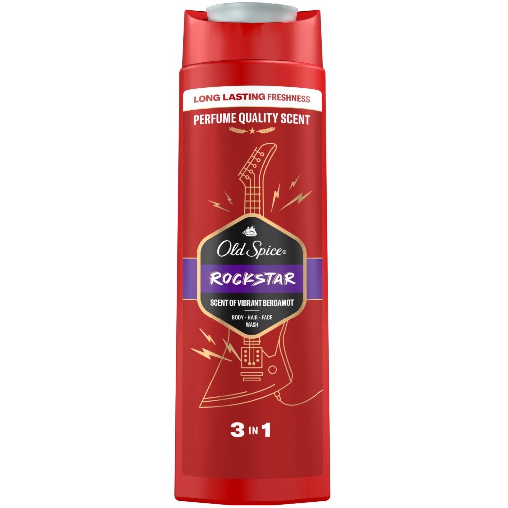 Гель для душу Old Spice 3-в-1 Rockstar 400 мл (8700216232746)