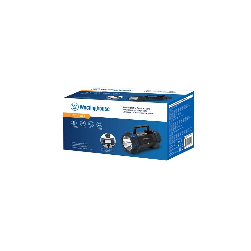 Ліхтар Westinghouse 8W LED COB WF217 з USB з функцією Power Bank + Мicro USB кабель (WF217-CB)