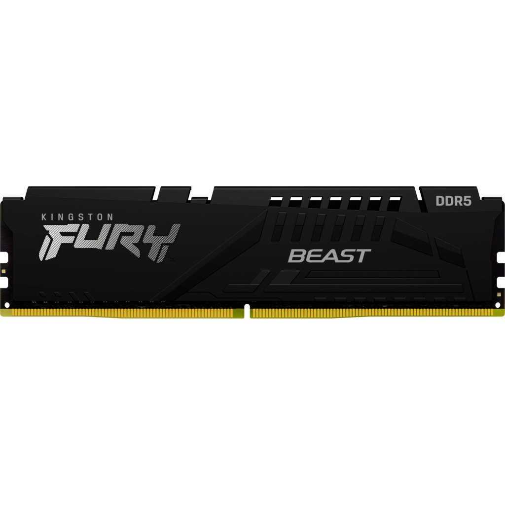 Модуль пам’яті для комп’ютера DDR5 16GB 6000 MHz Beast Black EXPO Kingston Fury (ex.HyperX) (KF560C30BBE-16)