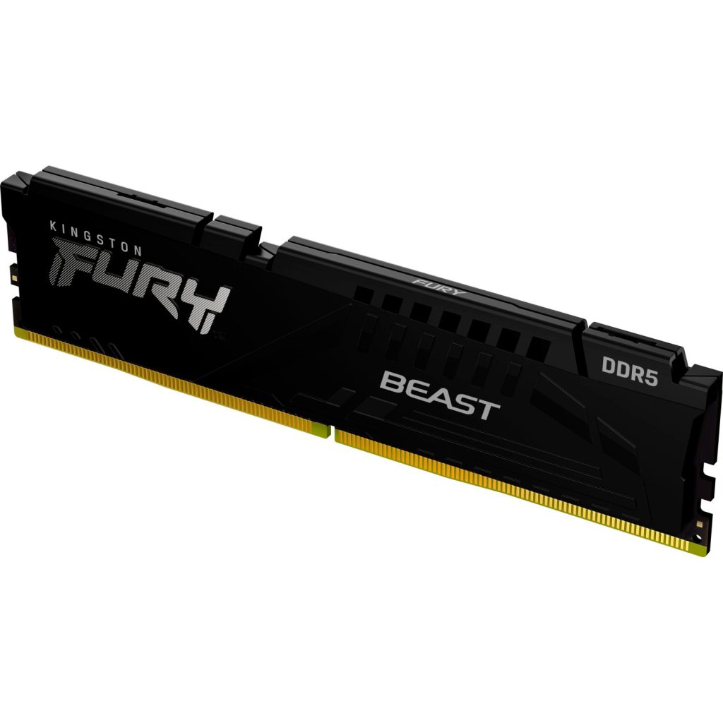 Модуль пам’яті для комп’ютера DDR5 16GB 6800 MHz Beast Black EXPO Kingston Fury (ex.HyperX) (KF568C34BBE-16)