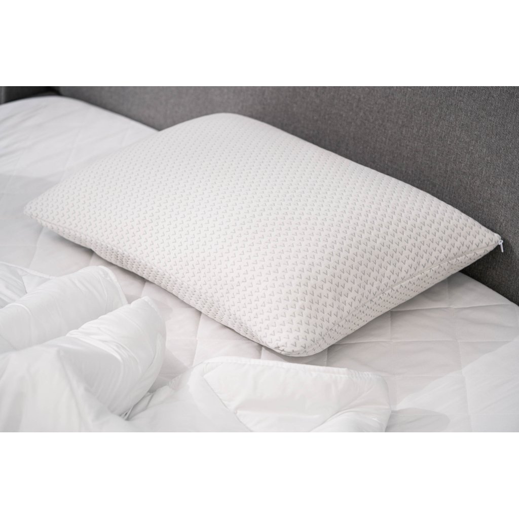 Подушка Ardesto ортопедична Sleepwell прямокутна, піна меморі 50х70см білий (ART5070SHP)