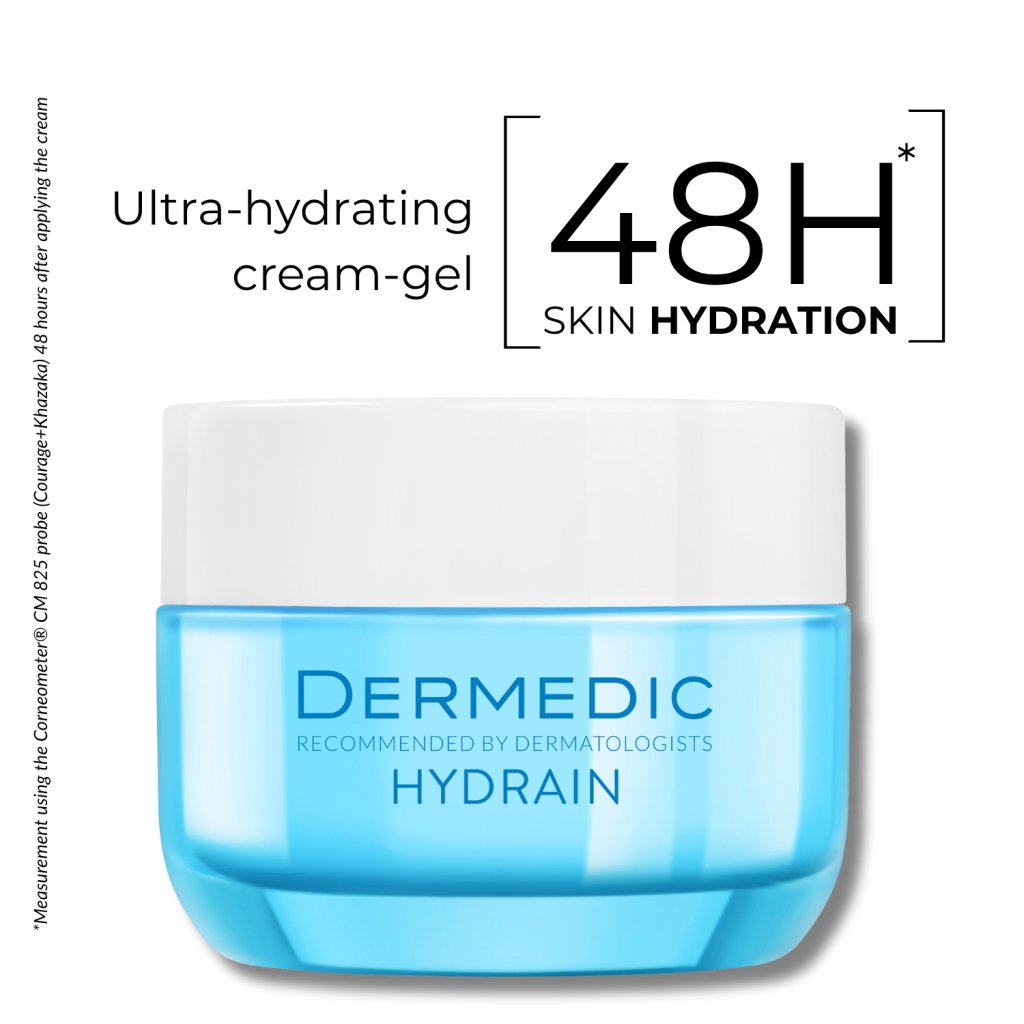 Крем для обличчя Dermedic Hydrain 3 Hialuro Ультра зволожувальний крем-гель 50 мл (5901643172718)
