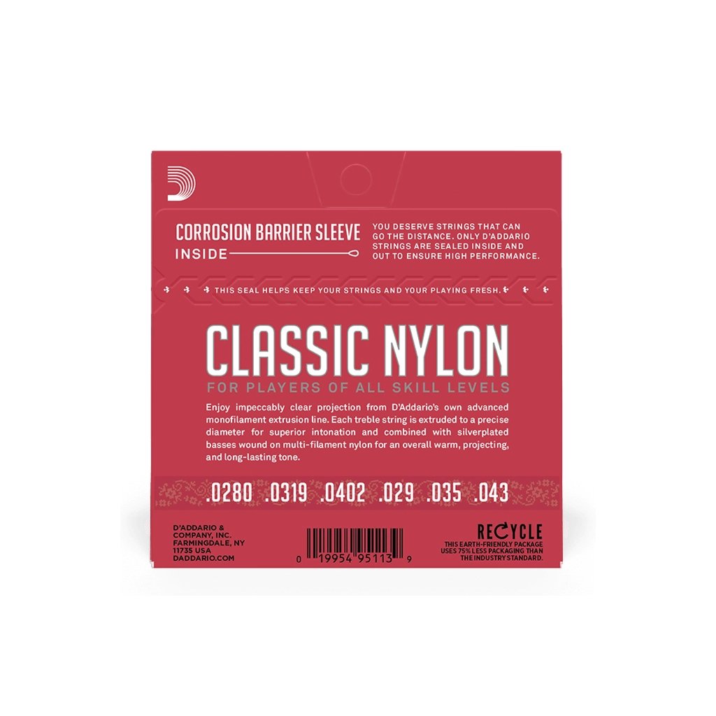 Струни для гітари D’Addario Student Classics Normal Tension (EJ27N)