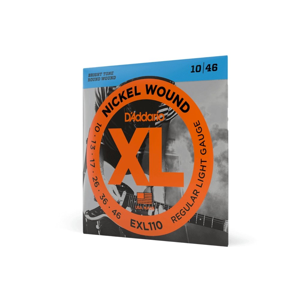 Струни для гітари D’Addario XL Nickel Wound Regular Light (10-46) (EXL110)