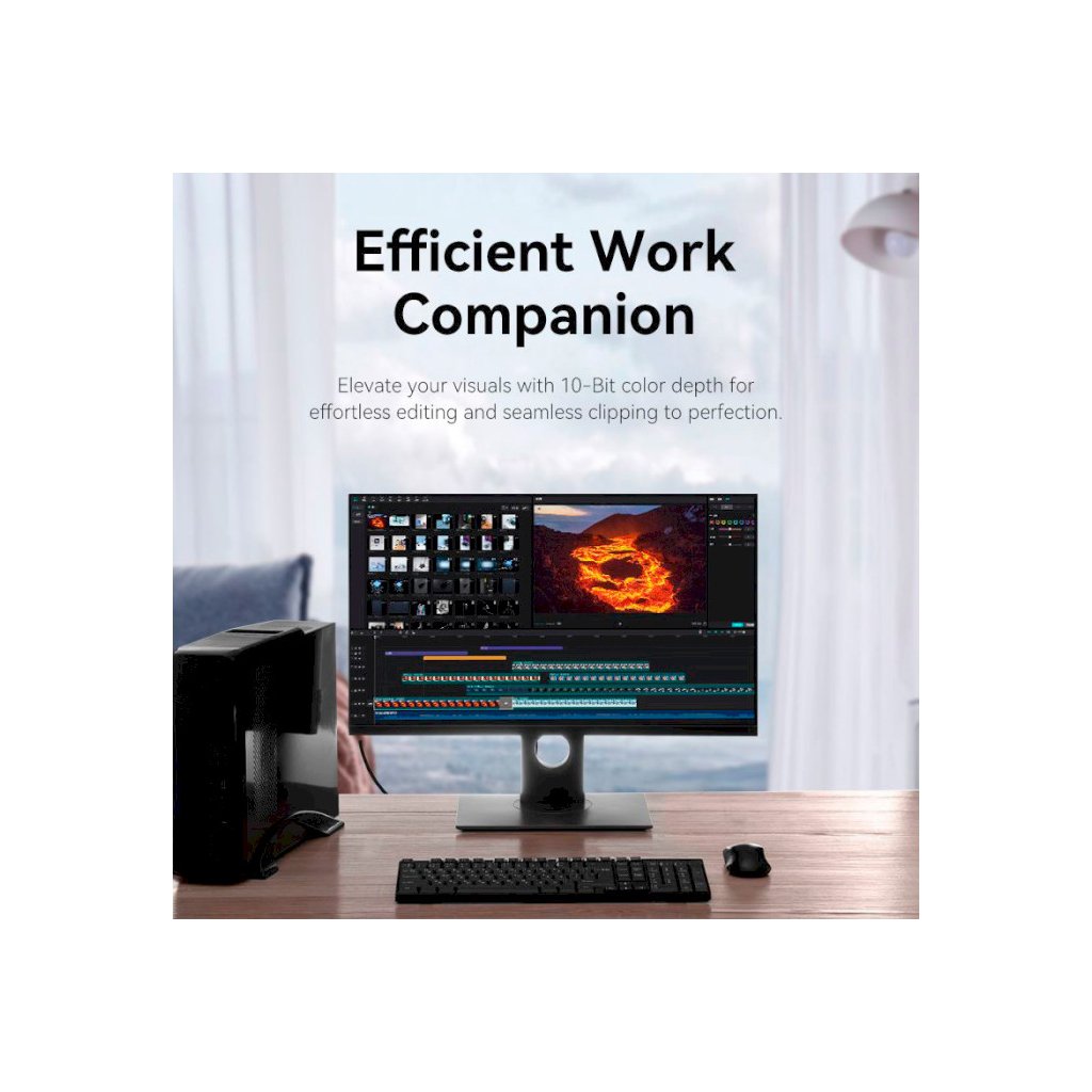 Кабель мультимедійний DisplayPort to DisplayPort 1.5m V1.2 4K 60Hz 3D Dolby 7.1 Vention (HAKBG)