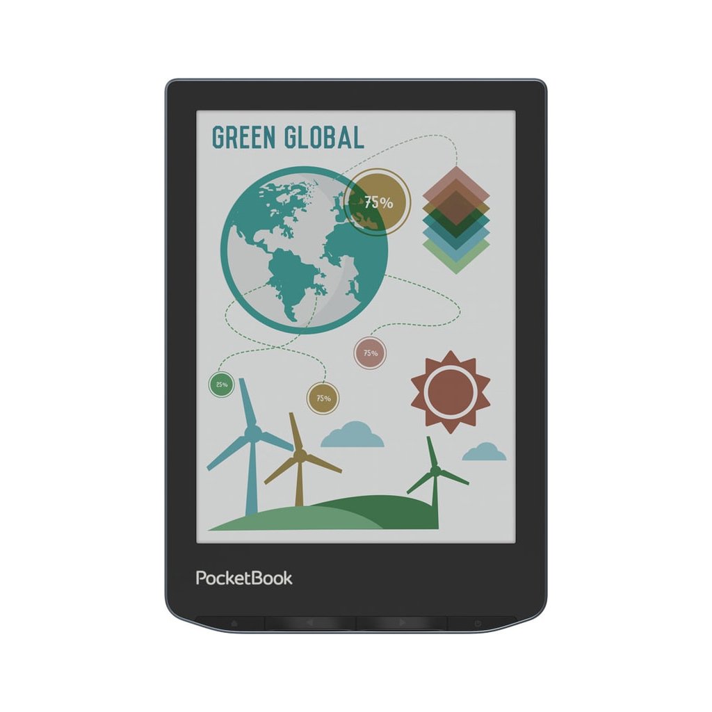Електронна книга Pocketbook 634K3 Verse Pro Color, StormySea (PB634K3-1-CIS)