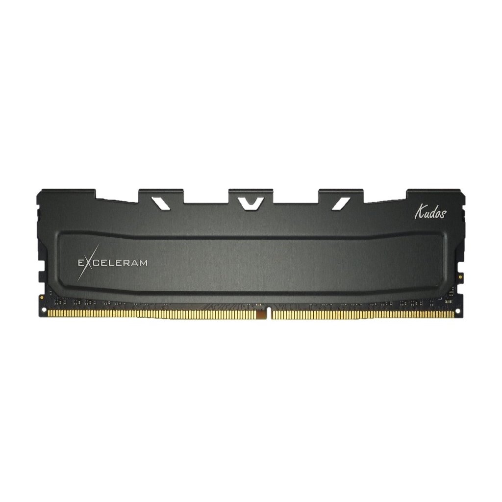 Модуль пам’яті для комп’ютера DDR4 16GB 3200 MHz Black Kudos eXceleram (EKBLACK4163222X)