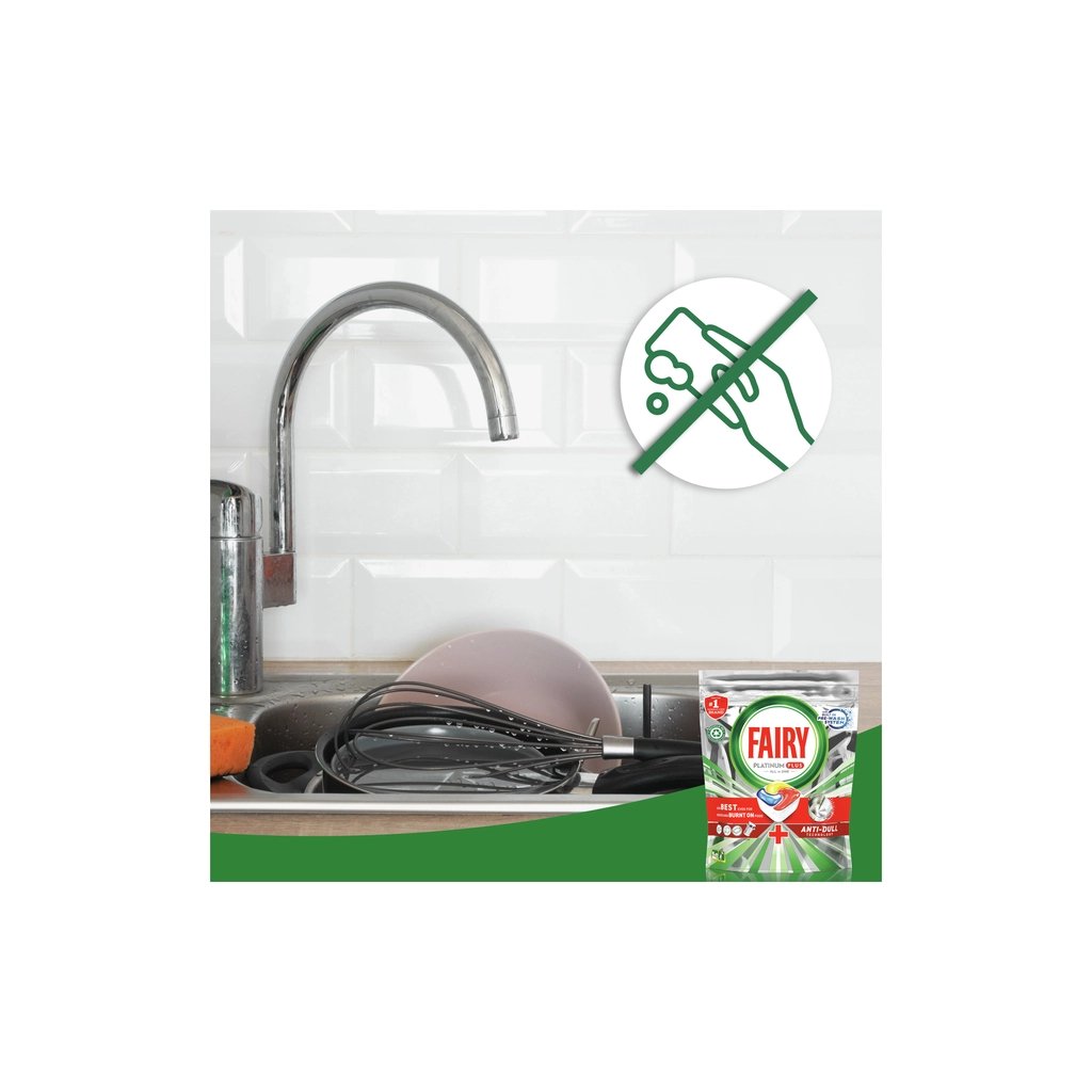 Таблетки для посудомийних машин Fairy Platinum Plus All in One Lemon 71 шт. (8700216236126)