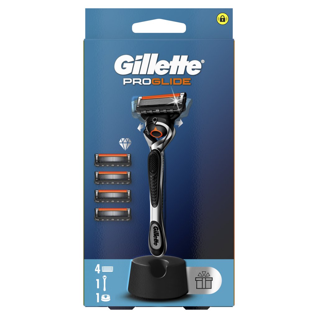 Бритва Gillette Fusion ProGlide з 5 змінними картриджами + Підставка (8700216357227)