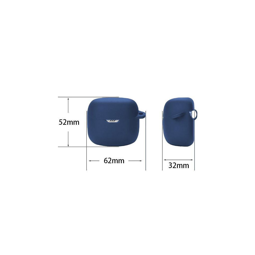 Чохол для навушників BeCover Silicon для JBL Tune Flex TWS Deep Blue (710185)