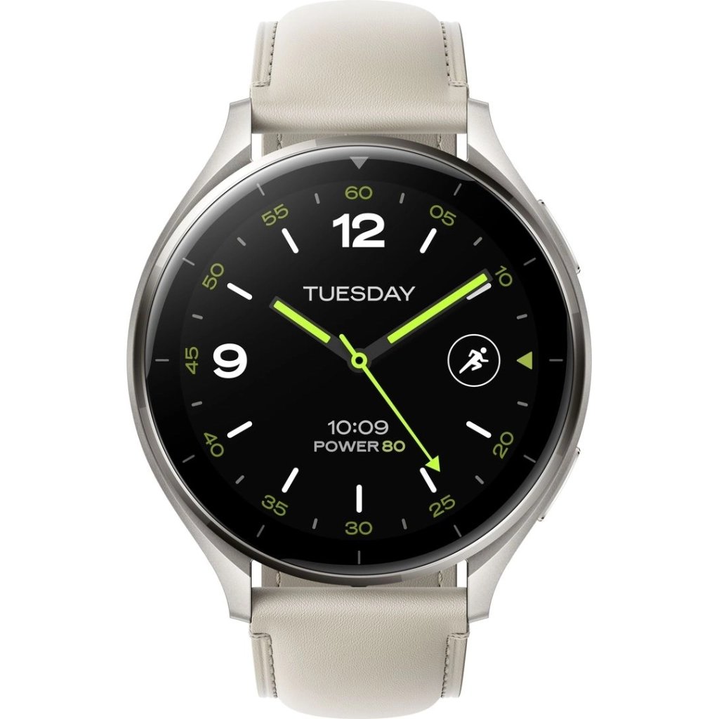 Смарт-годинник Xiaomi Watch 2 Titan BHR9306GL Gray Case White Leather Strap (1093970)