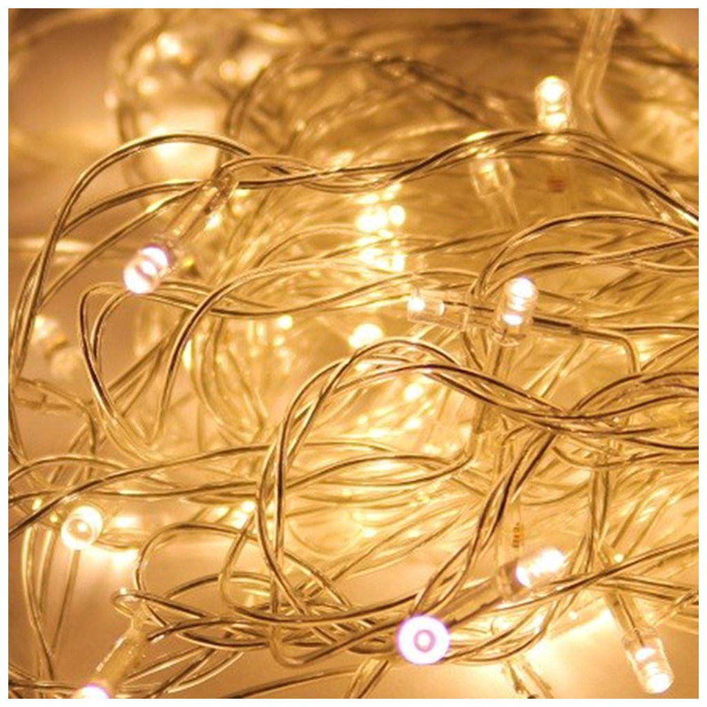 Гірлянда ColorWay LED 50 5 м 8 функцій Теплий колір USB (CW-G-50L5U)