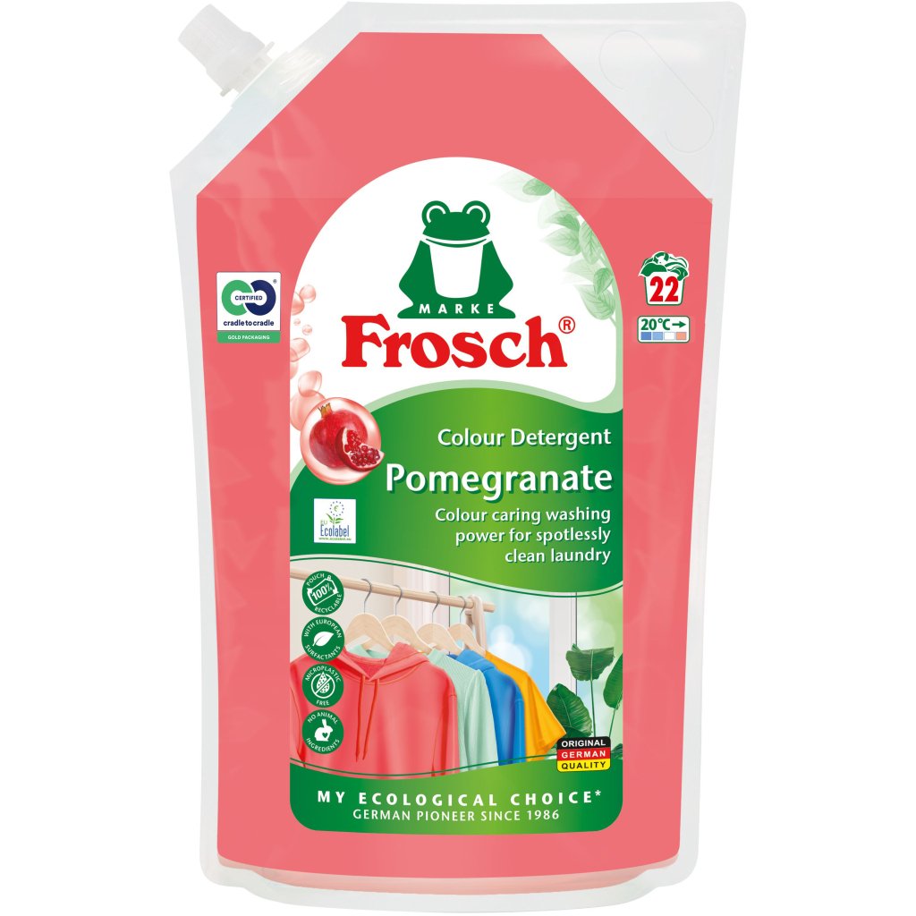 Гель для прання Frosch Гранат Дой-пак 1.5 л (4009175968296)