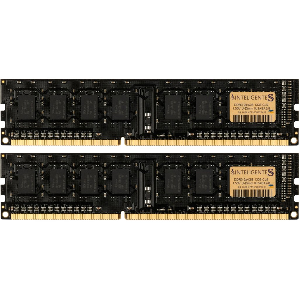 Модуль пам’яті для комп’ютера DDR3 8GB (2x4GB) 1333 MHz INTELIGENTES (IU3ABA2/8)