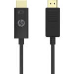 Кабель мультимедійний DisplayPort to HDMI 2.0m 4K 60hz Active (40902160) HP (DHC-DP04-02M)