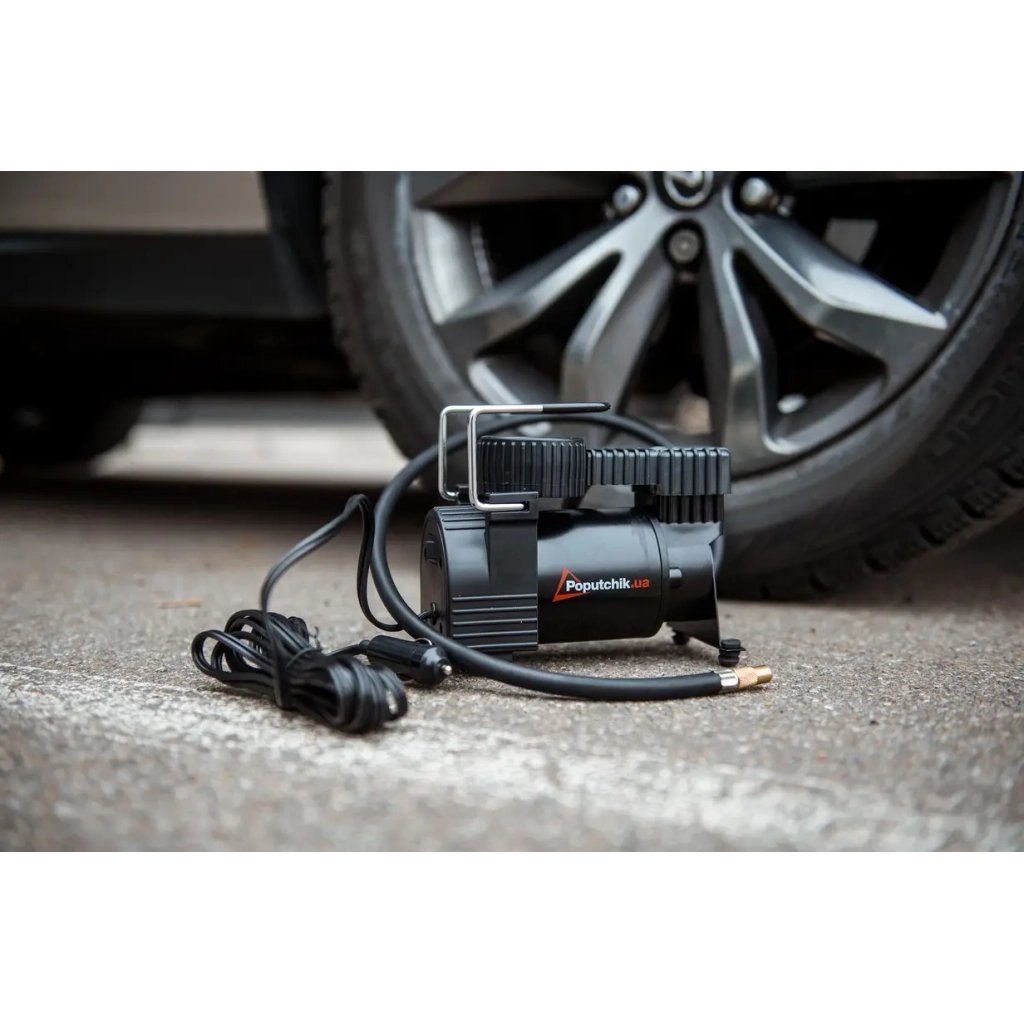 Автомобільний компресор Poputchik 40л/хв, 10 АТ (13-011-IS-D)