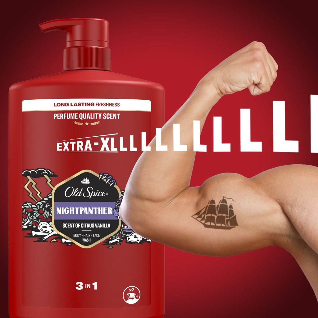 Гель для душу Old Spice Night Panther 1000 мл (8700216452670)