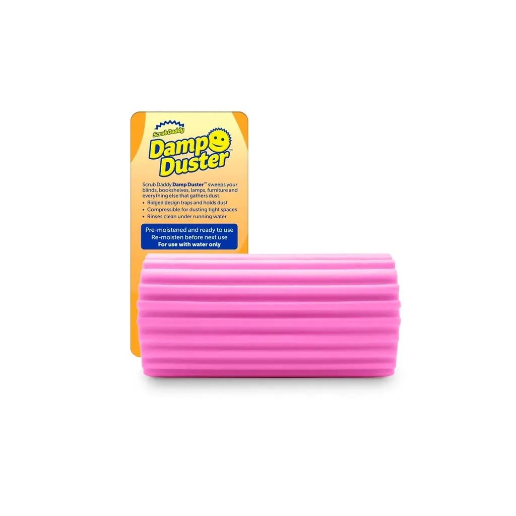 Губка для прибирання Scrub Daddy Damp Duster Для пилу Рожева (5060481022767)