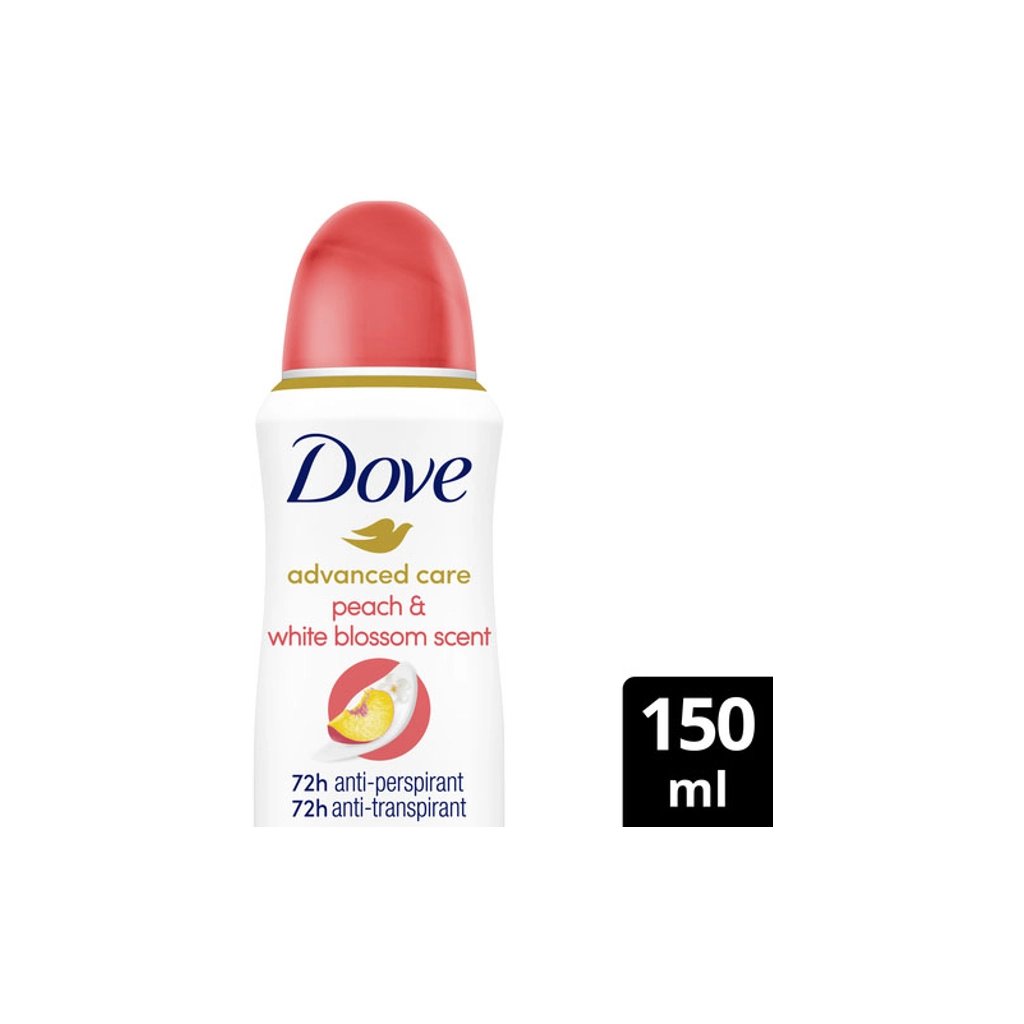 Антиперспірант Dove Персик та білі квіти 150 мл (8720181444524/8720181443572)