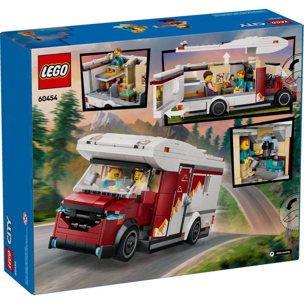 Конструктор LEGO City Пригодницький будинок на колесах для відпустки (60454)